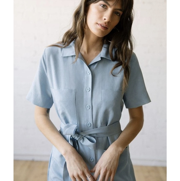 🆕 Tradlands Finn Jumpsuit in Surf XS - Picture 7 of 9